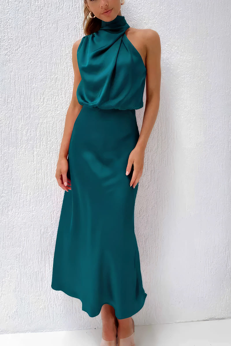 Robe Bleu Canard Mariage Étoile Nuptiale – Etoile Nuptiale