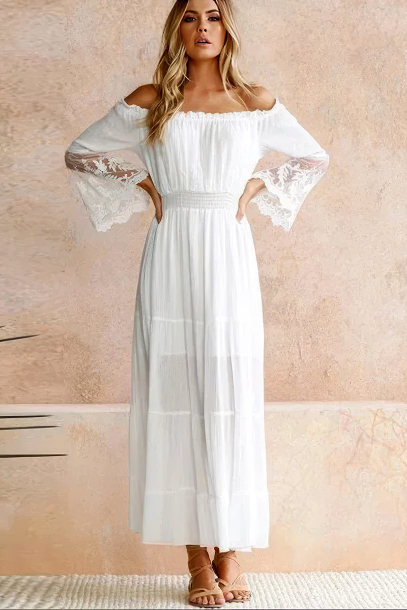 Robe Col Bateau Invitée Mariage Étoile Nuptiale – Etoile Nuptiale
