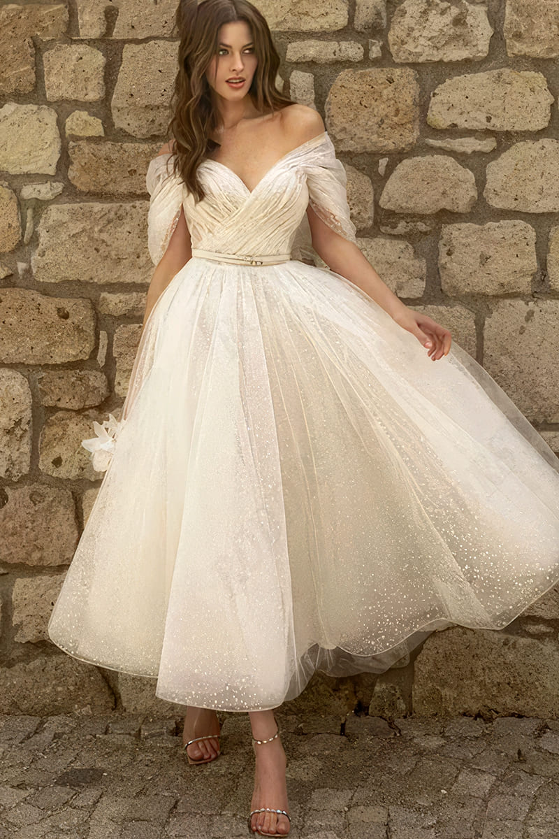 Robe Midi Mariage Étoile Nuptiale – Etoile Nuptiale