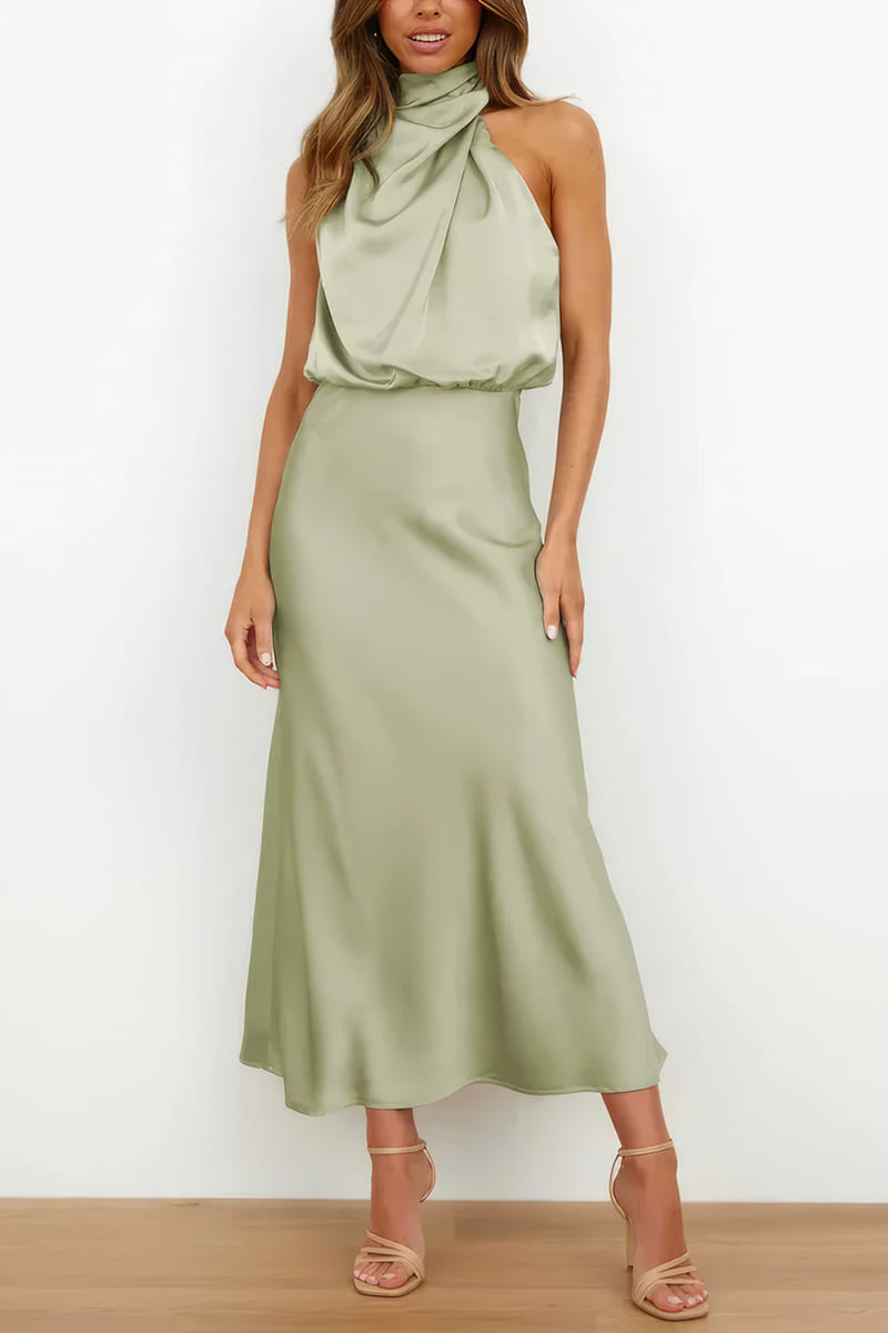 Robe Vert Pastel d Invitee au Mariage Jasmine