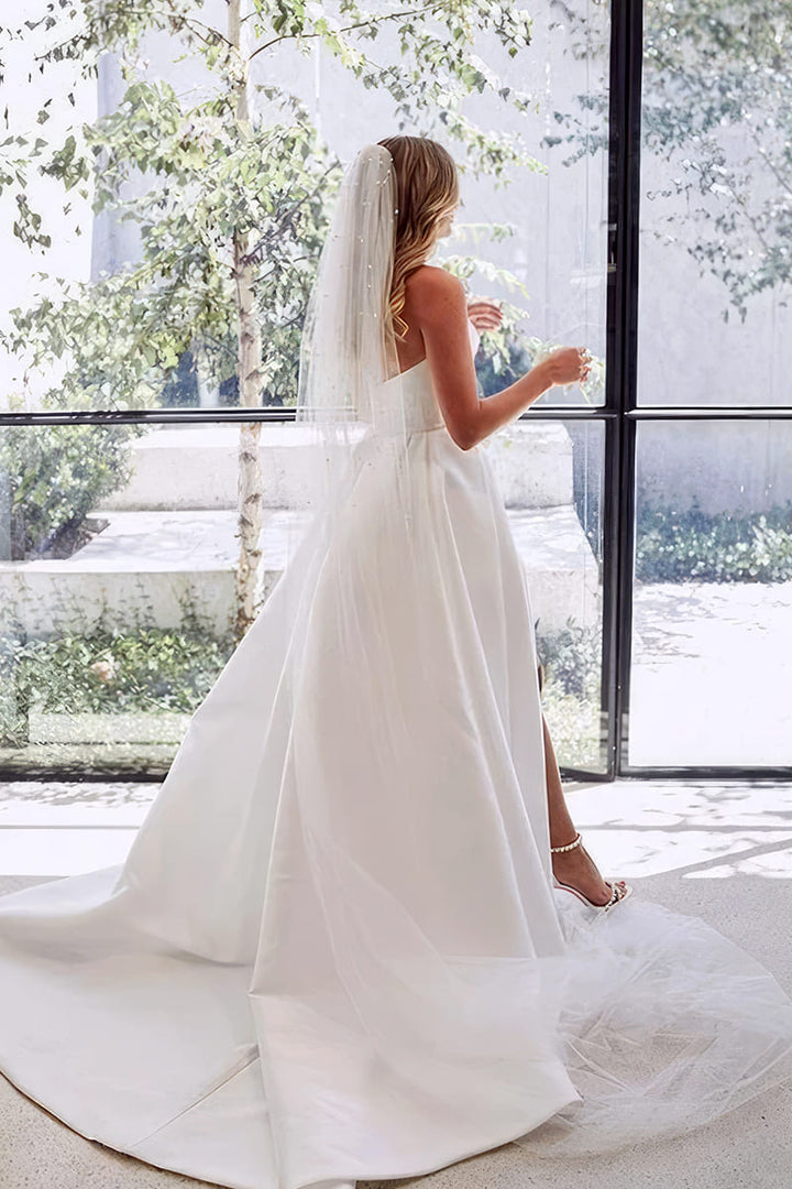 Robe Blanche Simple Pour Mariage