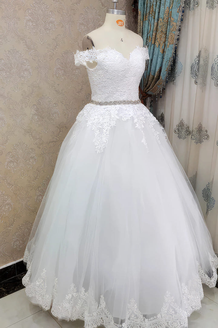 Robe de Mariée Florale Brodée - Angélique