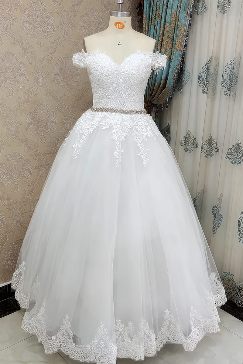 Robe de Mariée Florale Brodée - Angélique