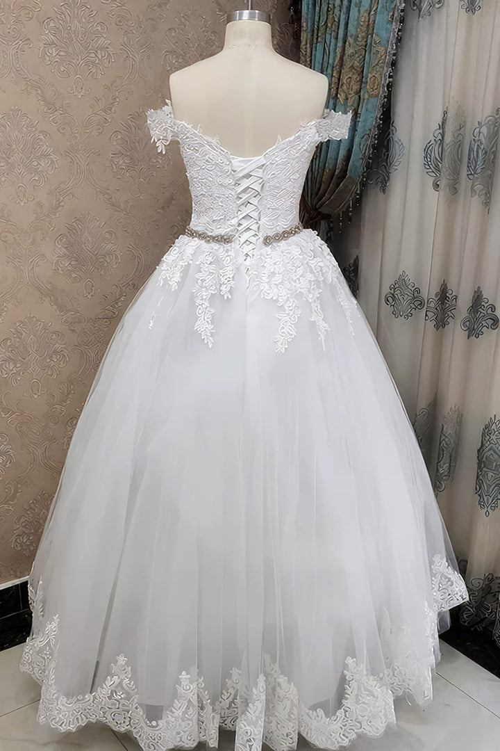 Robe de Mariée Florale Brodée - Angélique