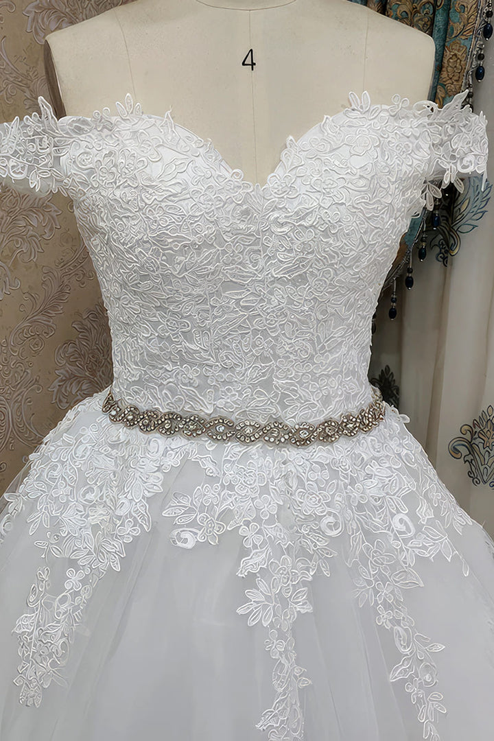 Robe de Mariée Florale Brodée - Angélique