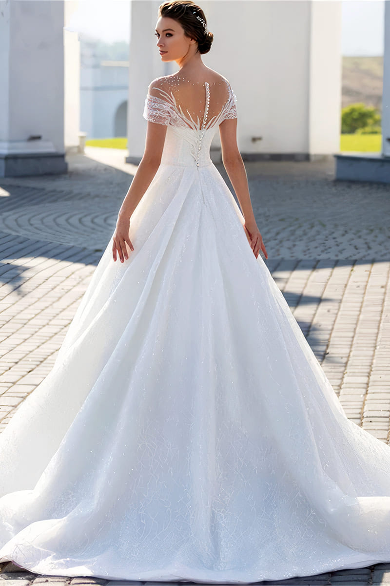 Robe De Mariée Scintillante Étoile Nuptiale – Etoile Nuptiale