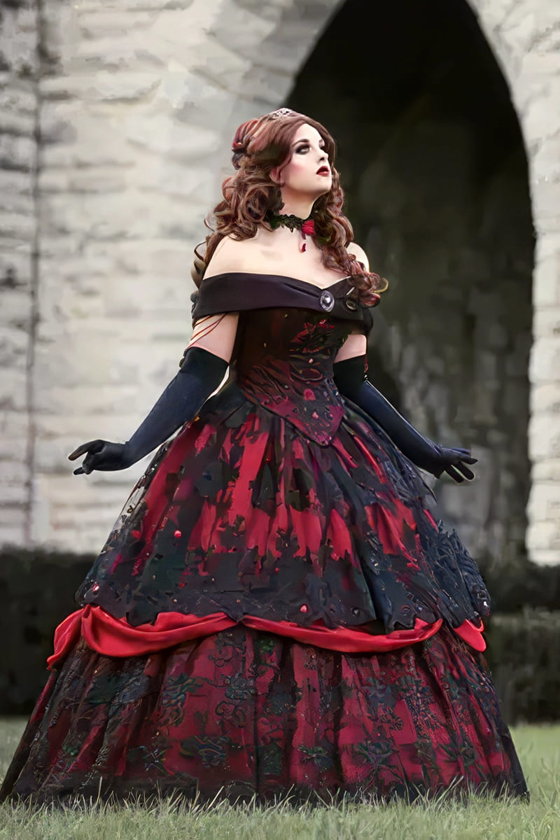 Robe Gothique Mariage Étoile Nuptiale – Etoile Nuptiale