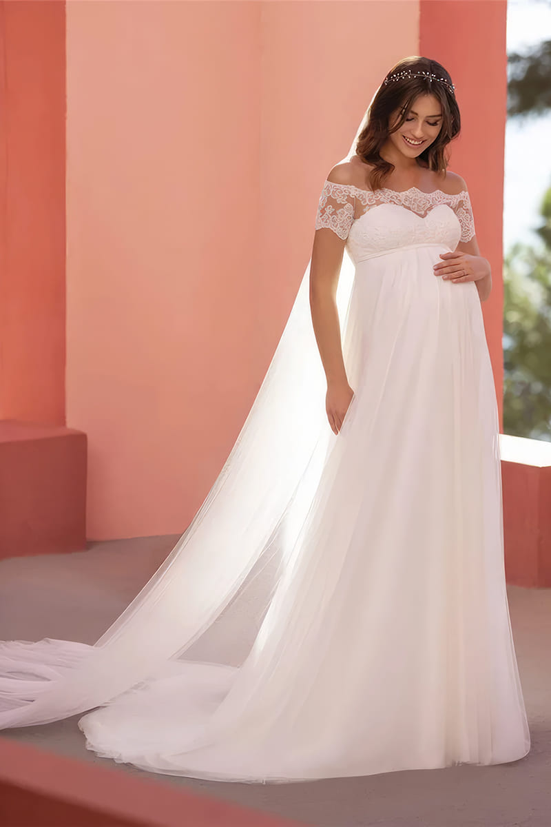 Robe Grossesse Chic Mariage | Étoile Nuptiale – Etoile Nuptiale